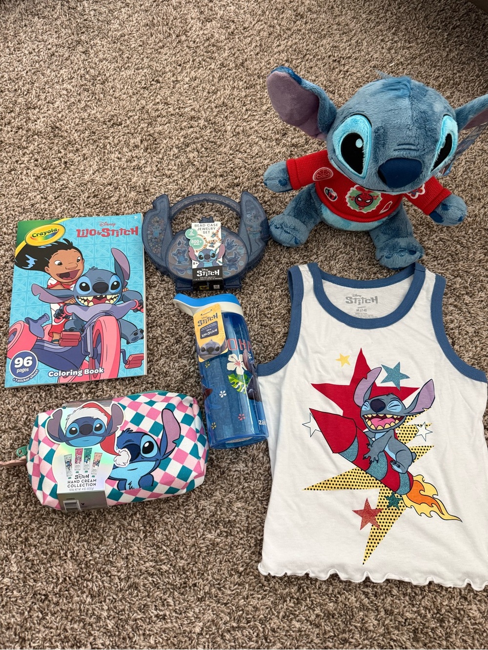 Disney Stitch Plush & Accessories Set